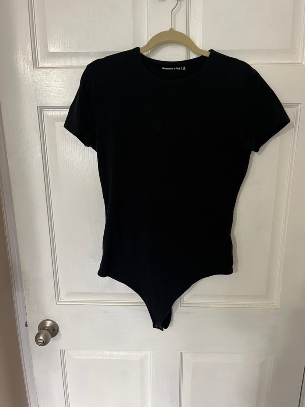 Abercrombie & Fitch Black Crew Neck Bodysuit